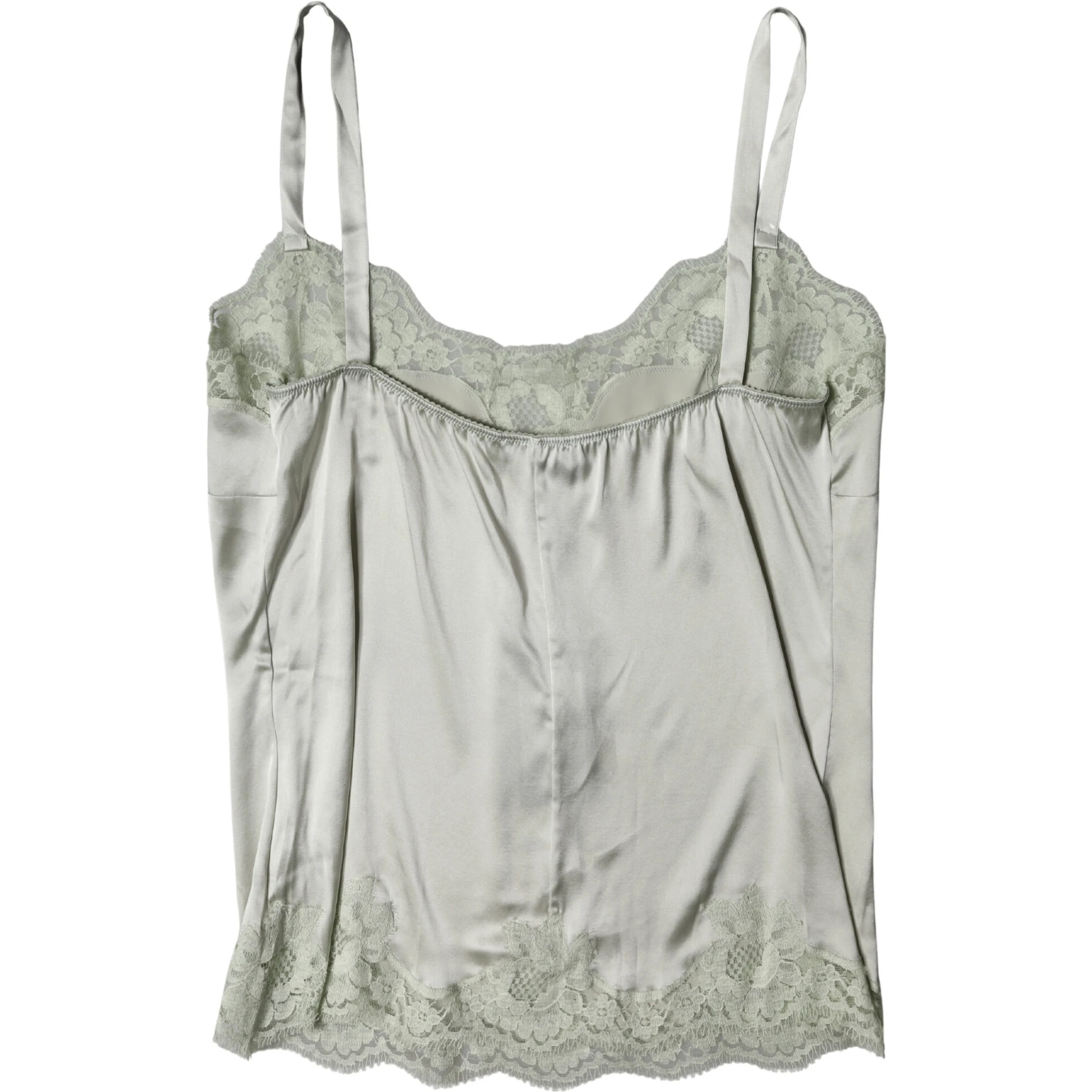 Light Green Floral Lace Lingerie Top Underwear