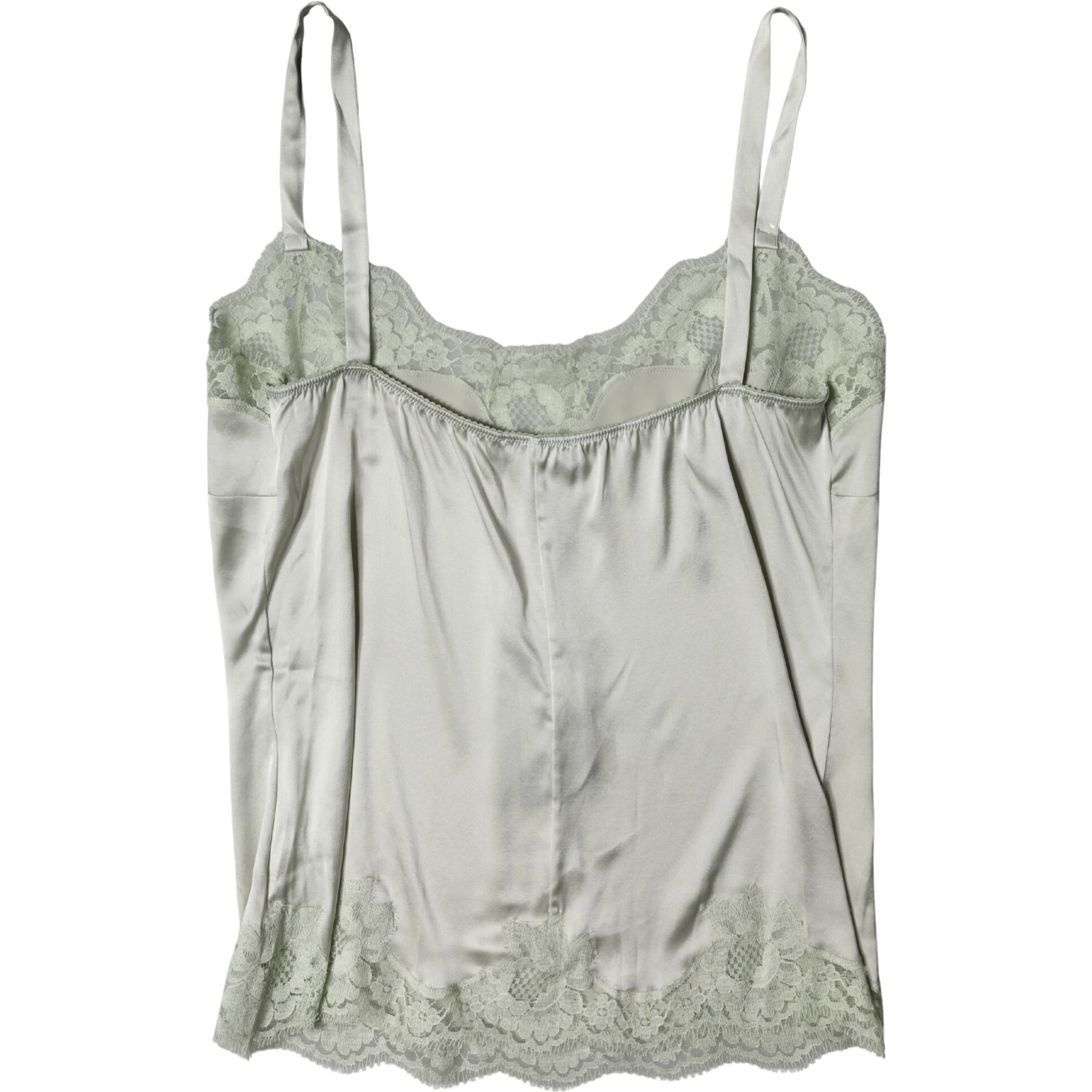 Light Green Floral Lace Lingerie Top Underwear