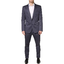Blue Single Breasted MARTINI 2 Piece Suit