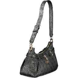 Nero Polyurethane Women Handbag