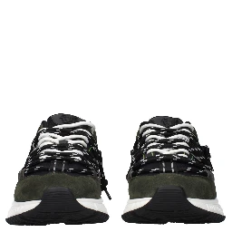 Gray Leather Sneakers