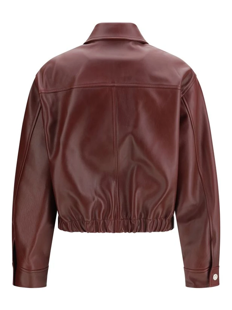 Bordeaux Leather Jacket alternative