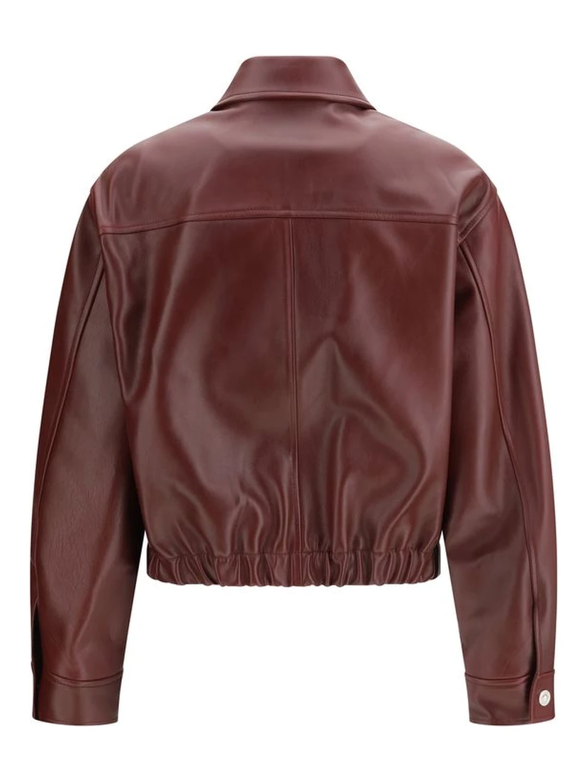 Bordeaux Leather Jacket