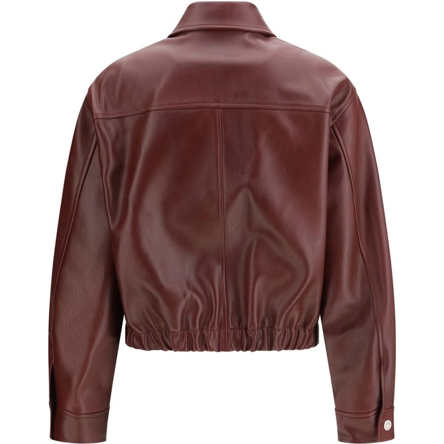 Bordeaux Leather Jacket