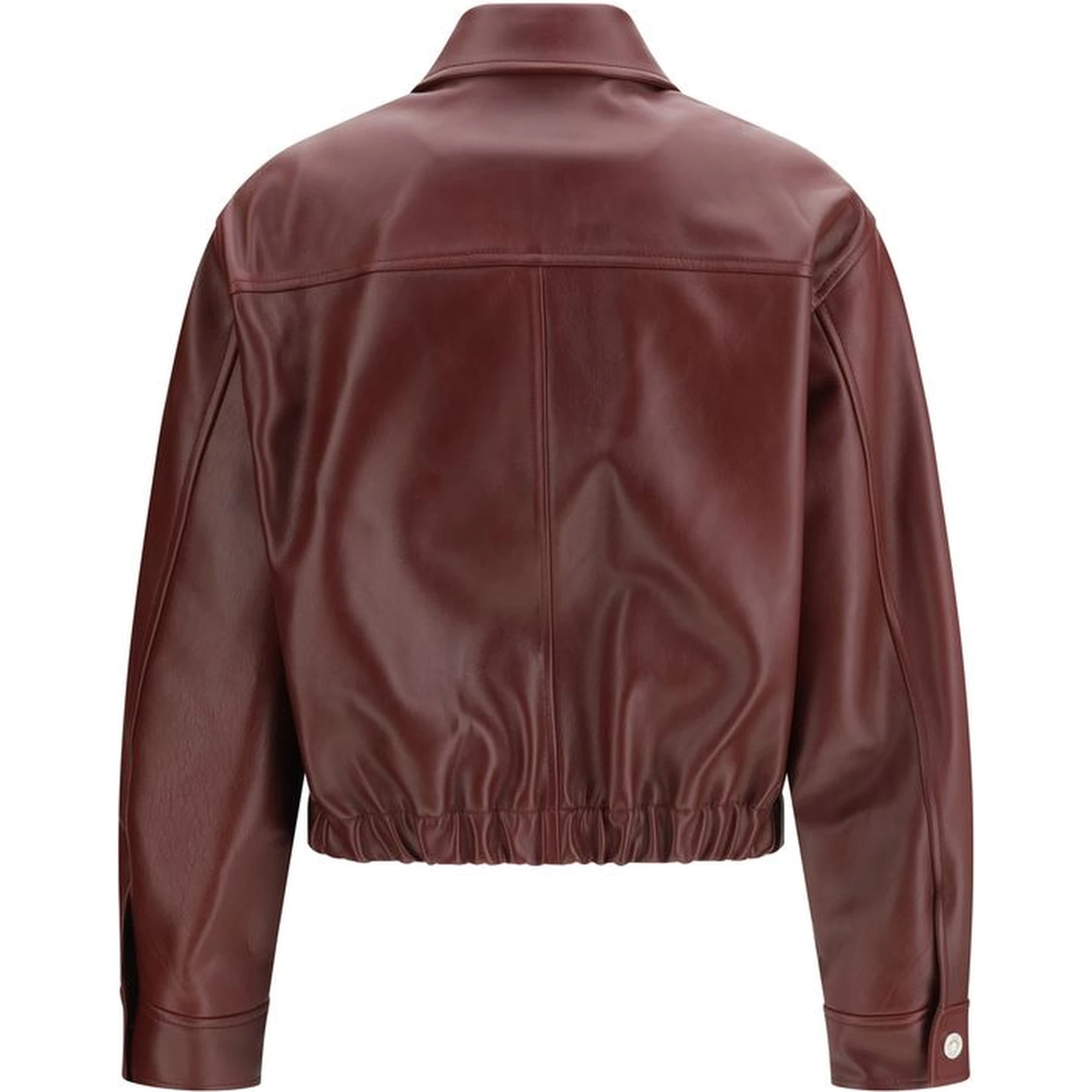 Bordeaux Leather Jacket