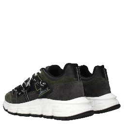 Gray Leather Sneakers