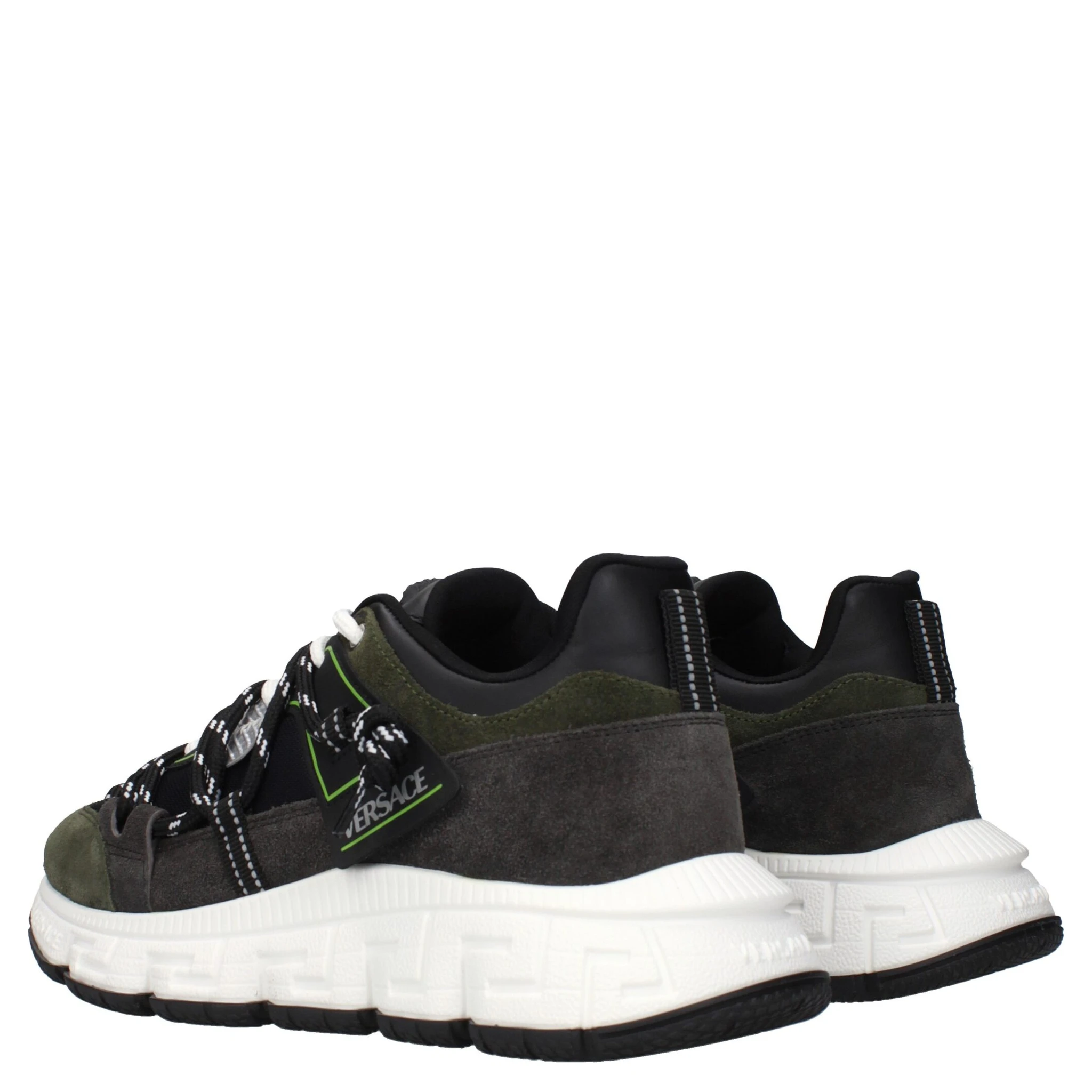 Gray Leather Sneakers