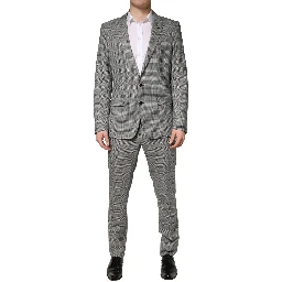 Gray MARTINI Single Breasted Formal 2PC Suit