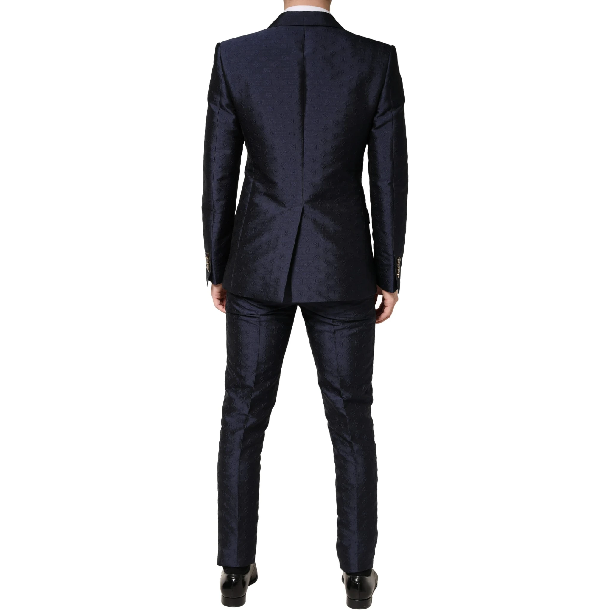 Dark Blue Double Breasted SICILIA 2 PC Suit