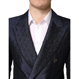 Dark Blue Double Breasted SICILIA 2 PC Suit