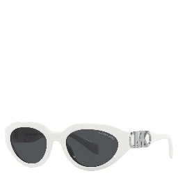 White Acetate Sunglasses