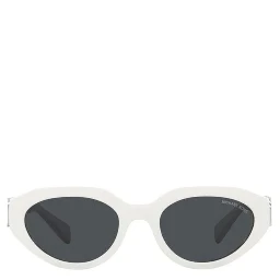 White Acetate Sunglasses