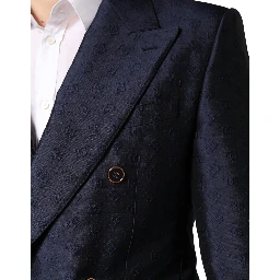 Dark Blue Double Breasted SICILIA 2 PC Suit