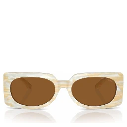 Beige Acetate Sunglasses