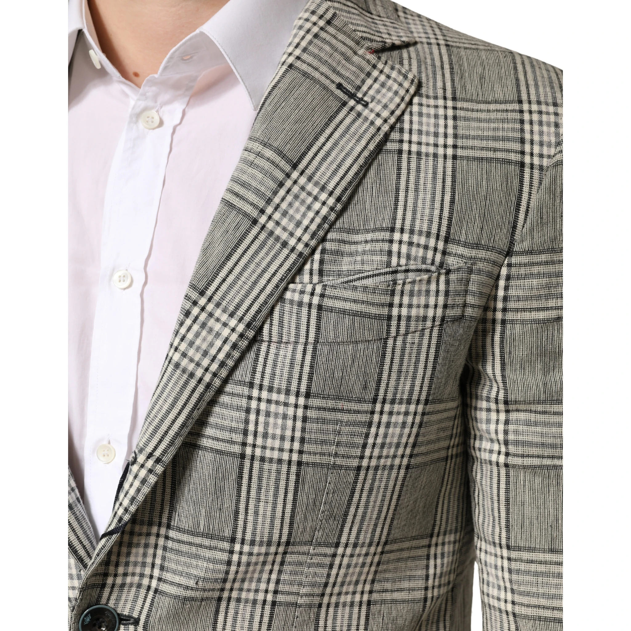 Gray Single Breasted Formal 2 Piece Suit