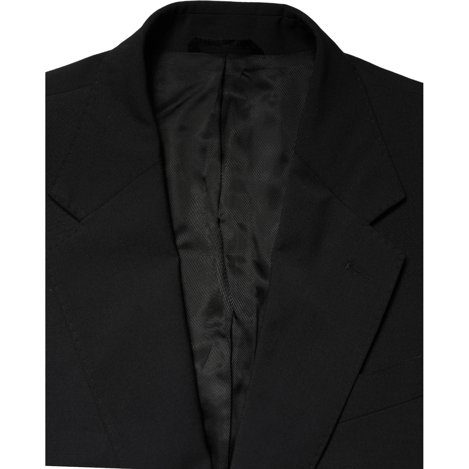 Black MARTINI Single Breasted Tuxedo Blazer