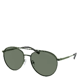 نظارات شمسية معدنية سوداء