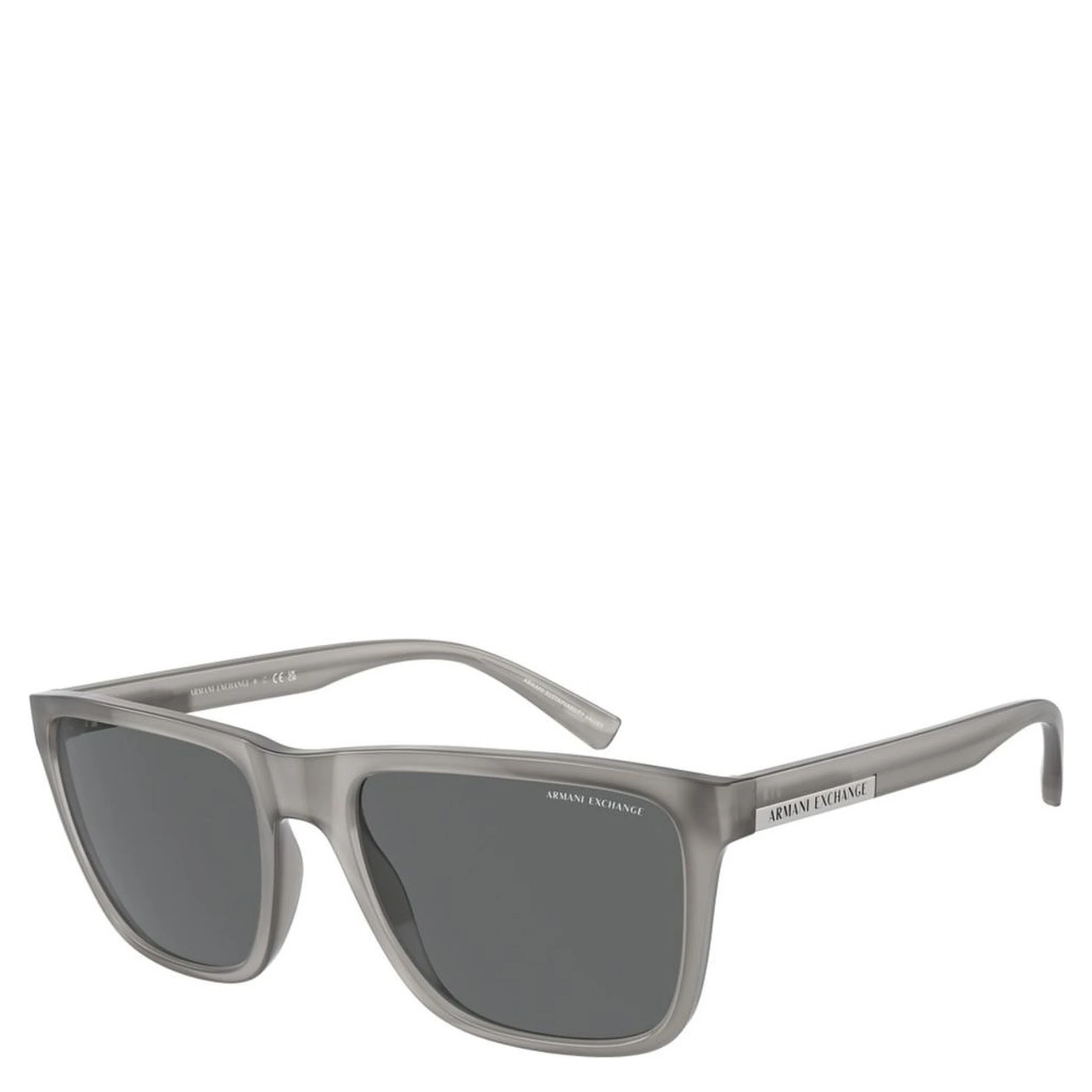 Gray Resin Sunglasses