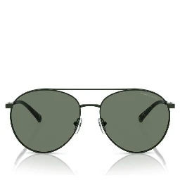 نظارات شمسية معدنية سوداء