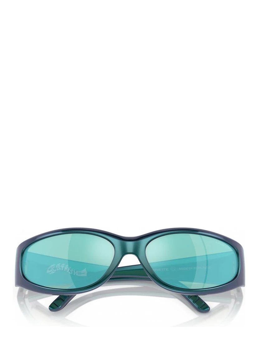Blue Resin Sunglasses