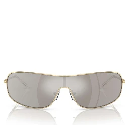 نظارات شمسية معدنية ذهبية