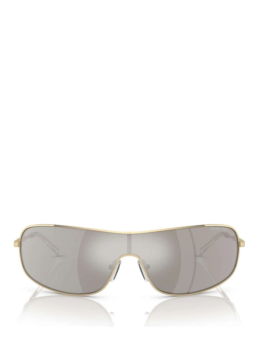 نظارات شمسية معدنية ذهبية