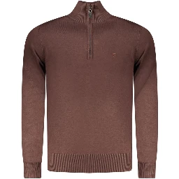 Brown Nylon Sweatshirt