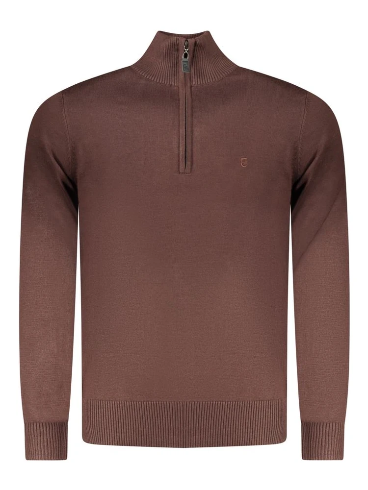 Brown Nylon Sweatshirt