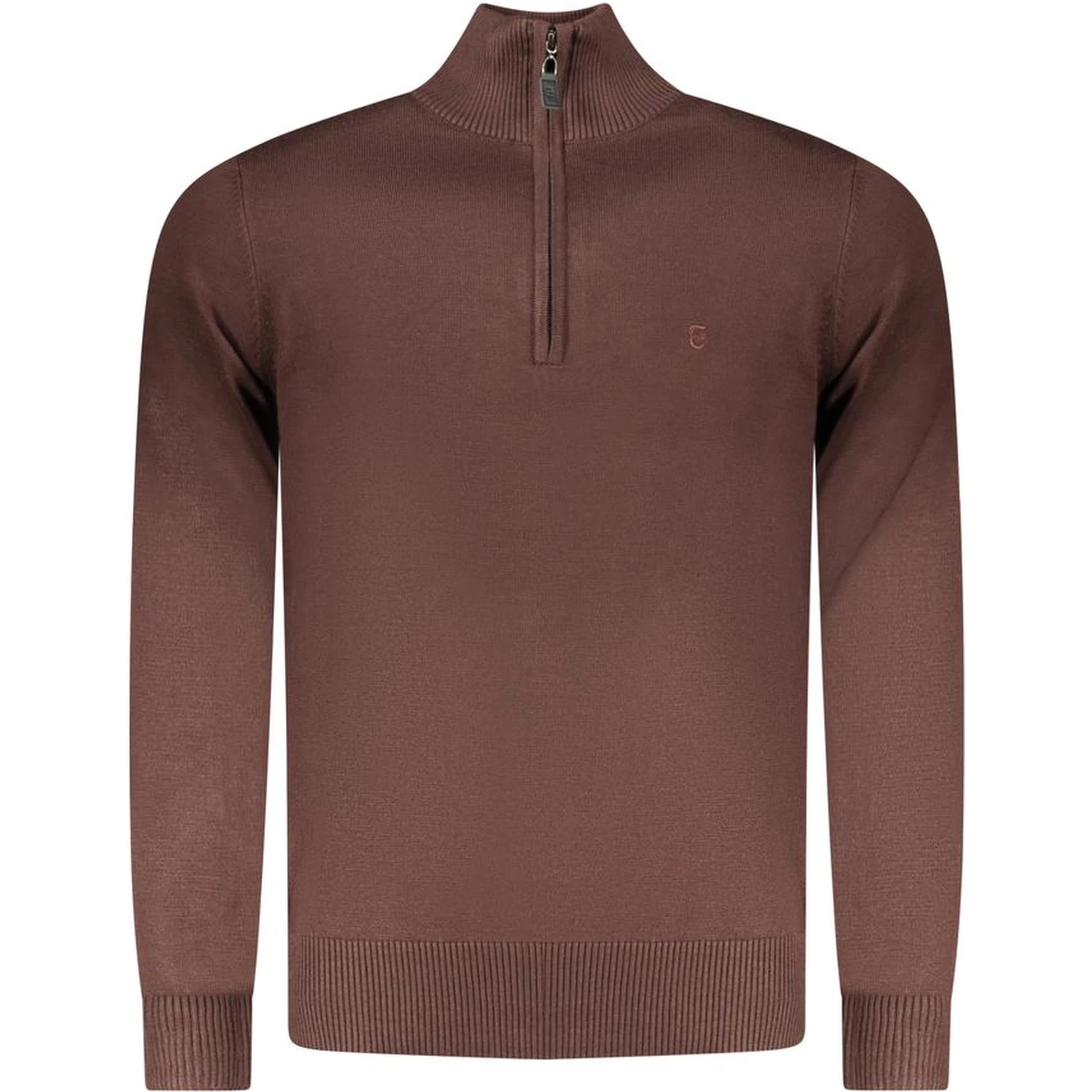 Brown Nylon Sweatshirt