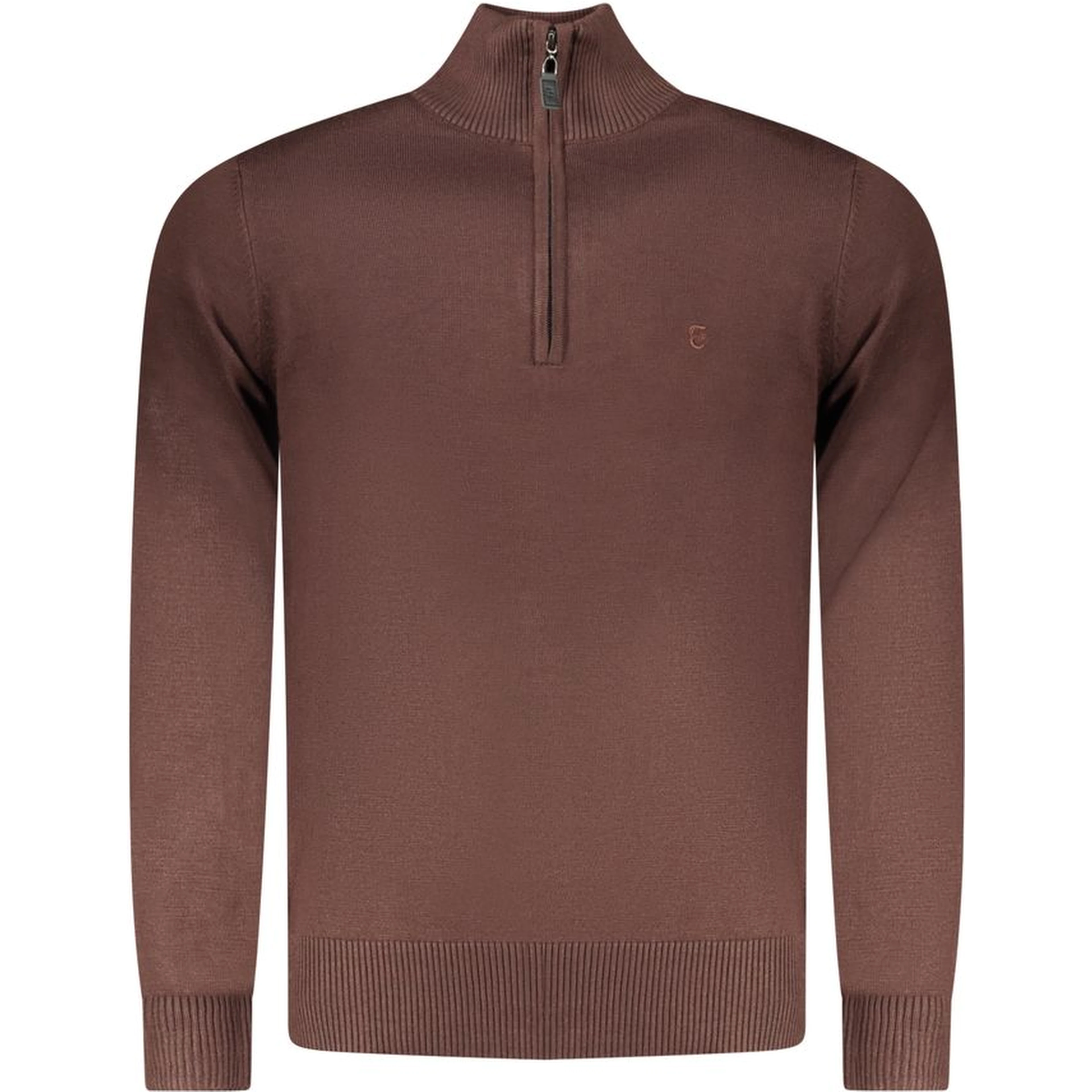 Brown Nylon Sweatshirt