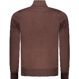 Brown Nylon Sweatshirt