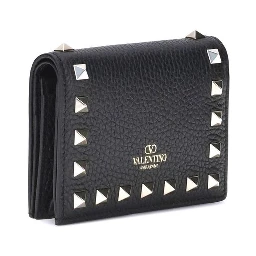 محفظة بوس توروس من جلد العجل الأسود