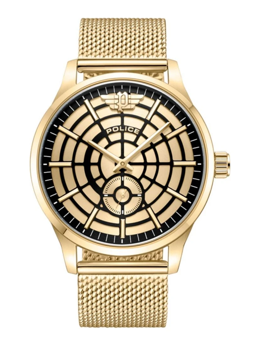 ساعة يد رسمية من الفولاذ المقاوم للصدأ الذهبي
