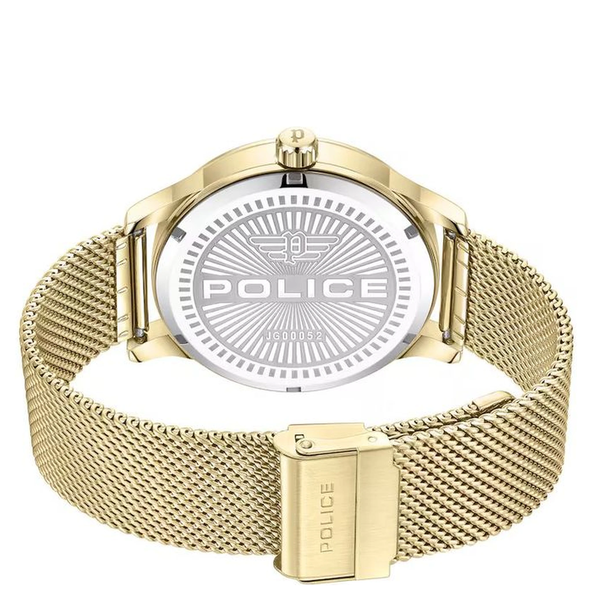 ساعة يد رسمية من الفولاذ المقاوم للصدأ الذهبي