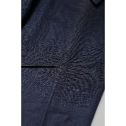 Navy Blue Skinny Chino Mid Waist Men Pants