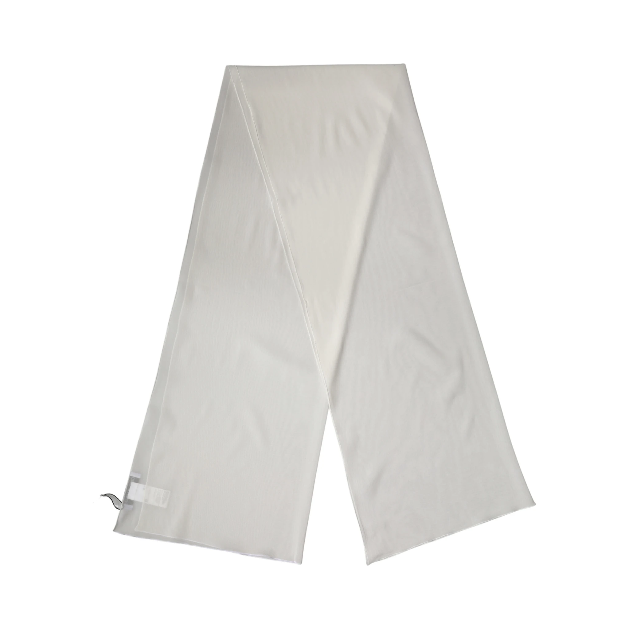 Off White Silk Neck Wrap Shawl Stole 200cm x 64cm Scarf