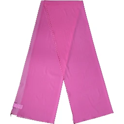 Pink Silk Neck Wrap Shawl Women Stole 200cm x 64cm Scarf
