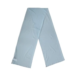 Light Blue Silk Neck Wrap Shawl Stole 200cm x 64cm  Scarf