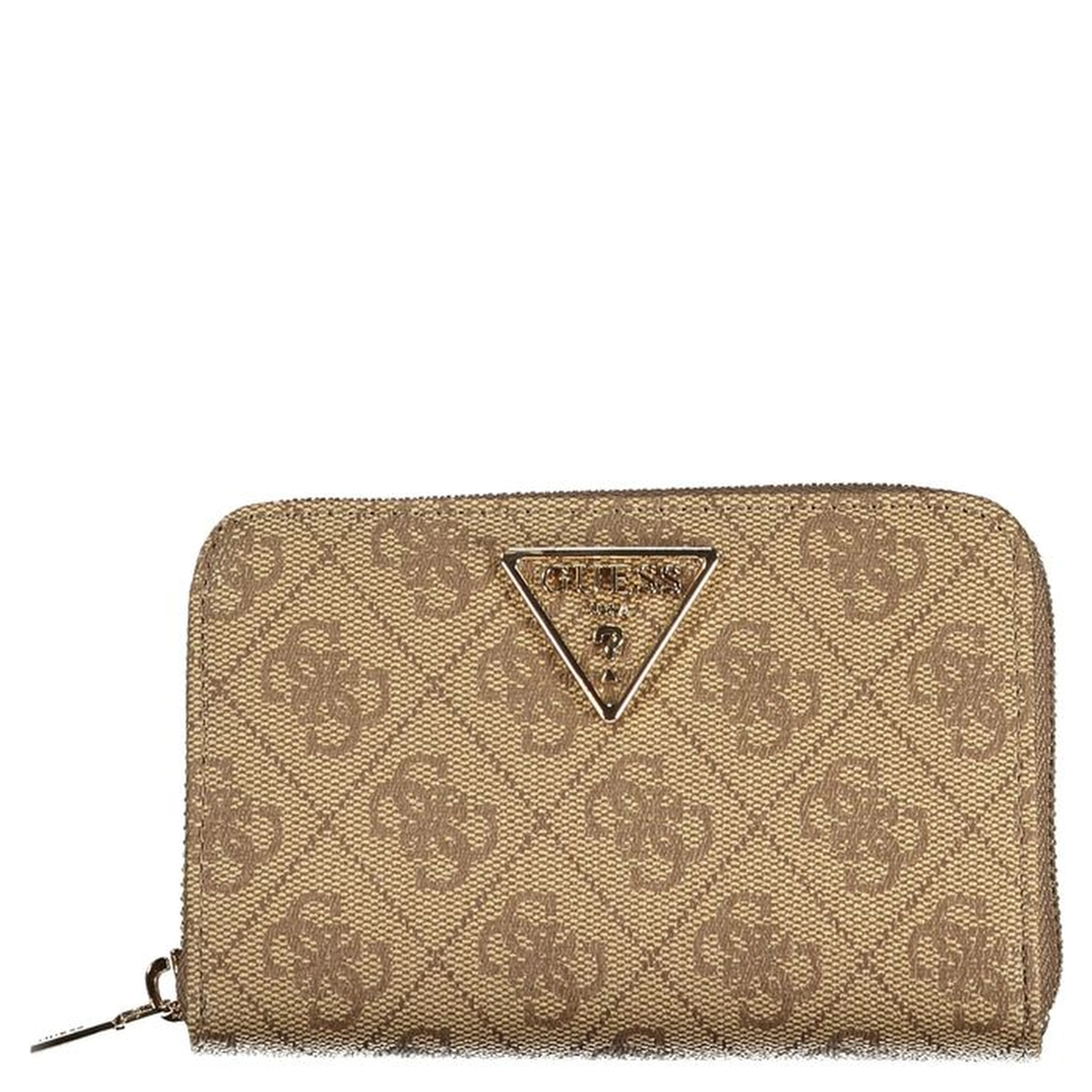 Beige Polyurethane Women Wallet