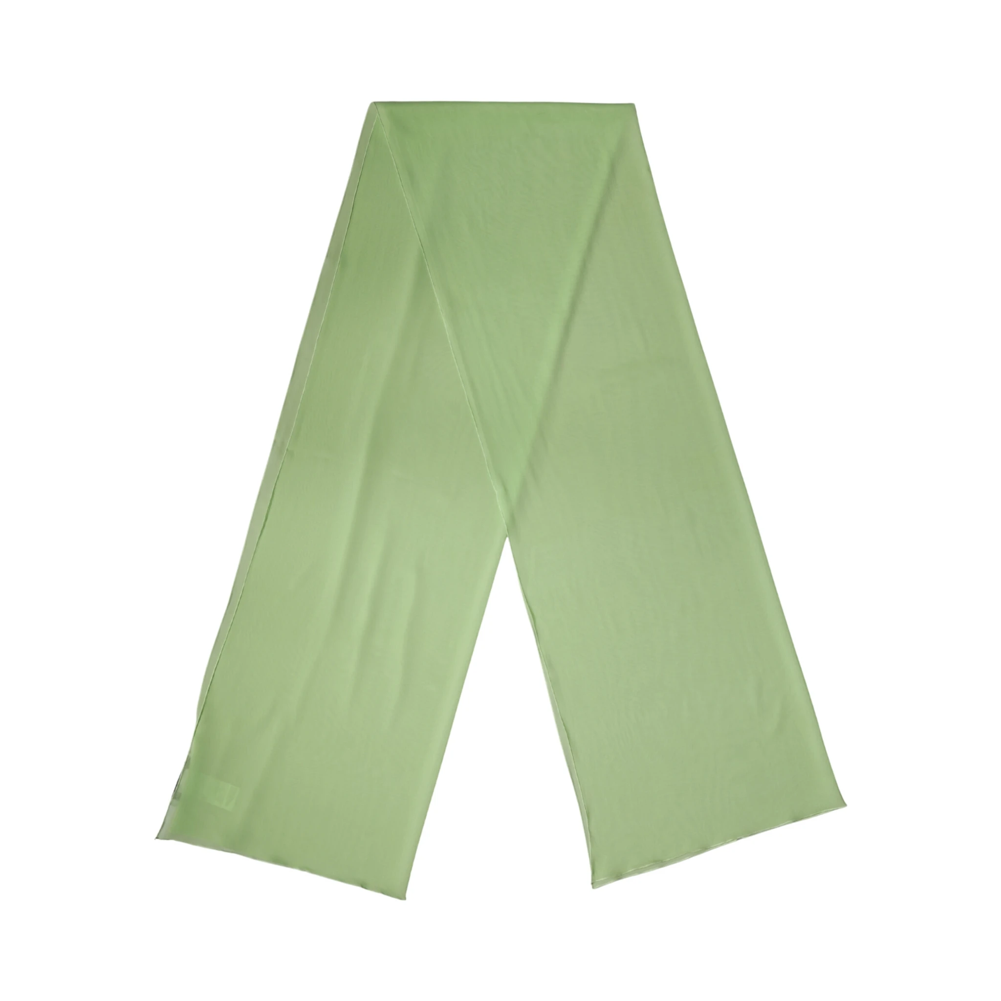 Light Green Silk Neck Wrap Shawl Stole 200cm x 64cm  Scarf