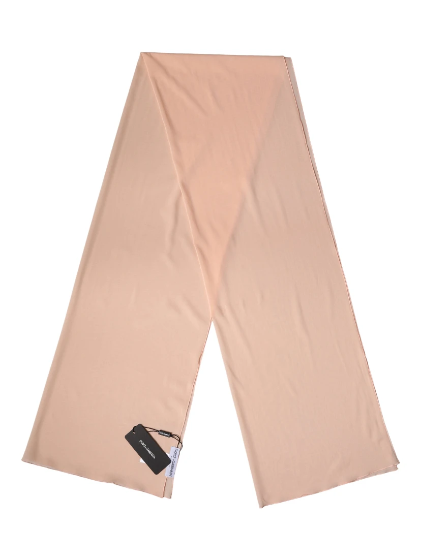 Peach Silk Neck Wrap Shawl Women Stole 200cm x 64cm  Scarf