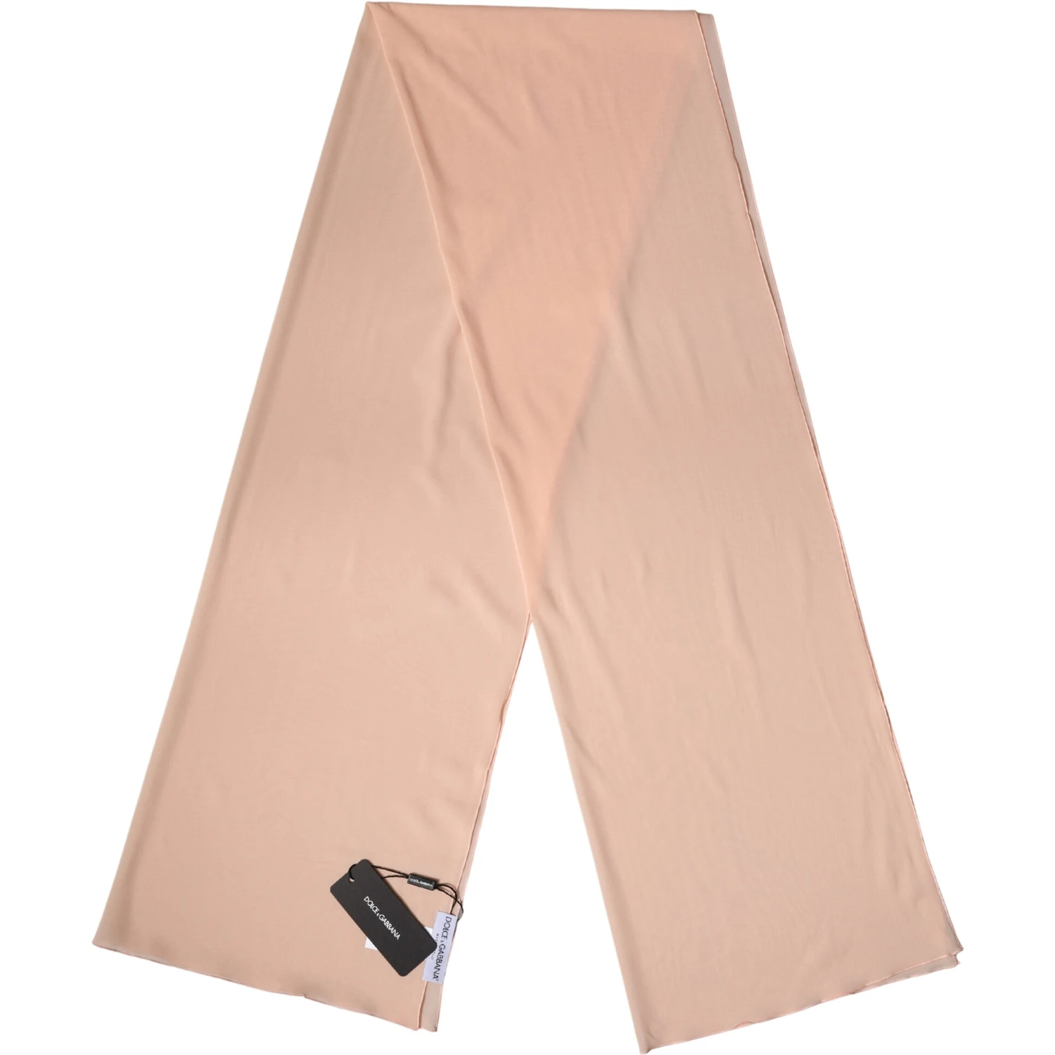 Peach Silk Neck Wrap Shawl Women Stole 200cm x 64cm  Scarf