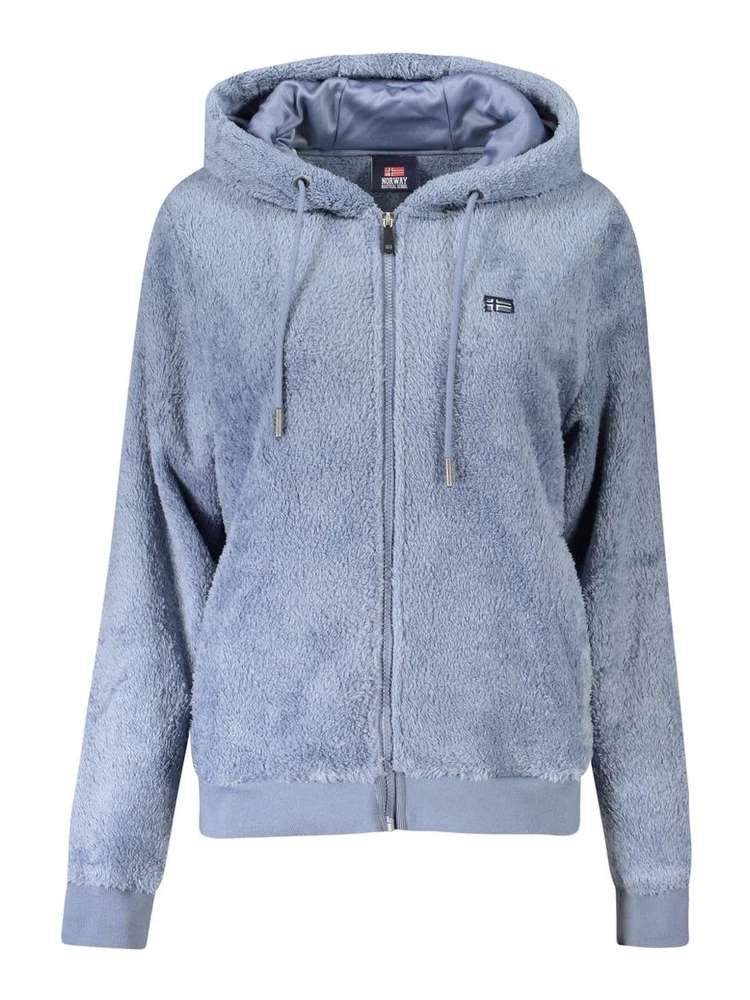 Blue Polyester Women Jacket