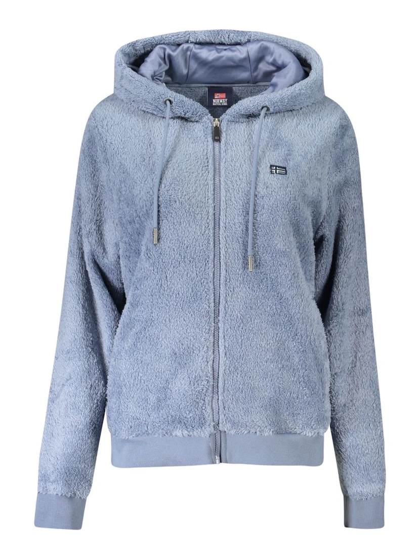 Blue Polyester Women Jacket