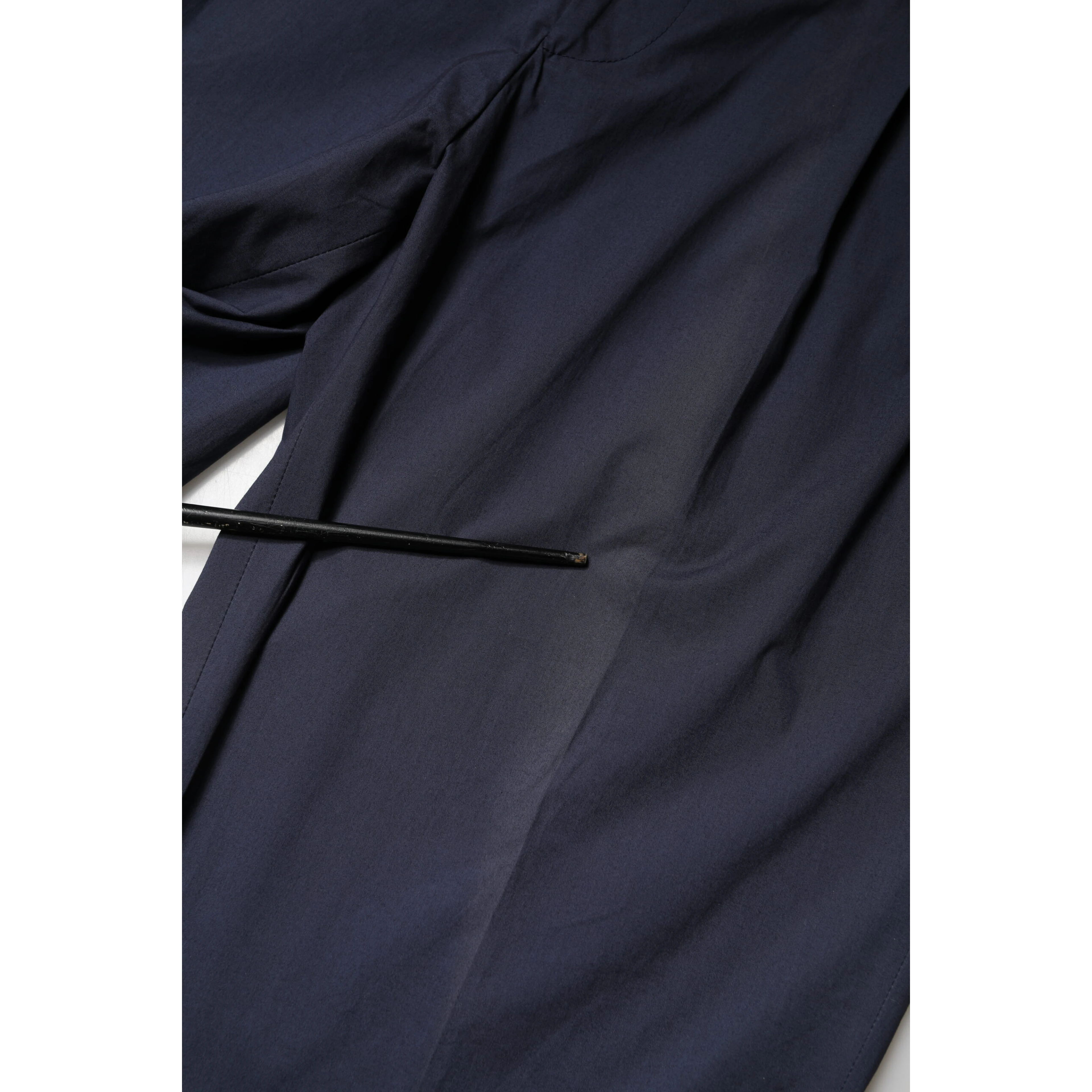 DarkBlue Wool Straight Formal Dress Trouser Pants