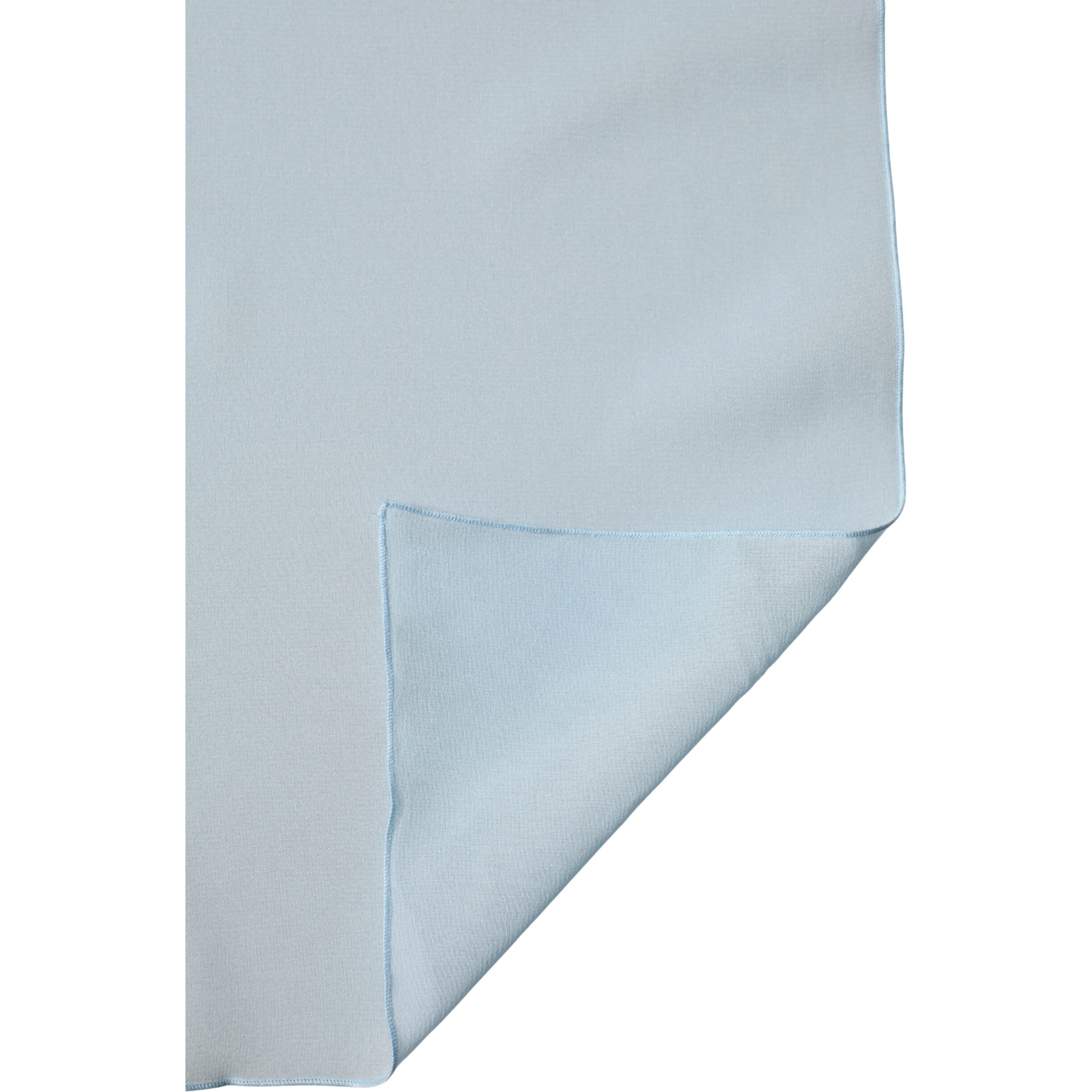 Light Blue Silk Neck Wrap Shawl Stole 200cm x 64cm Scarf