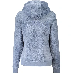 Blue Polyester Women Jacket