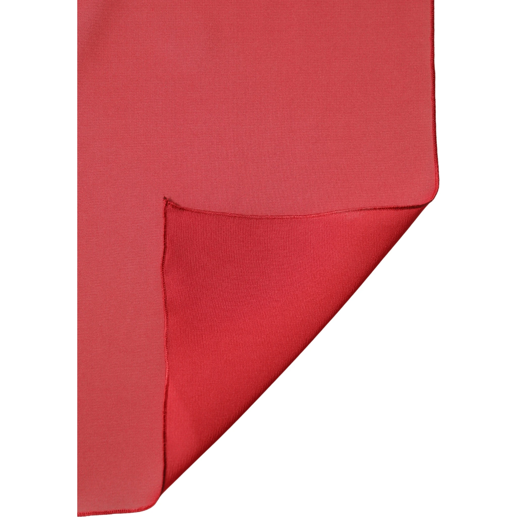 Red Silk Neck Wrap Shawl Women Stole 200cm x 64cm Scarf