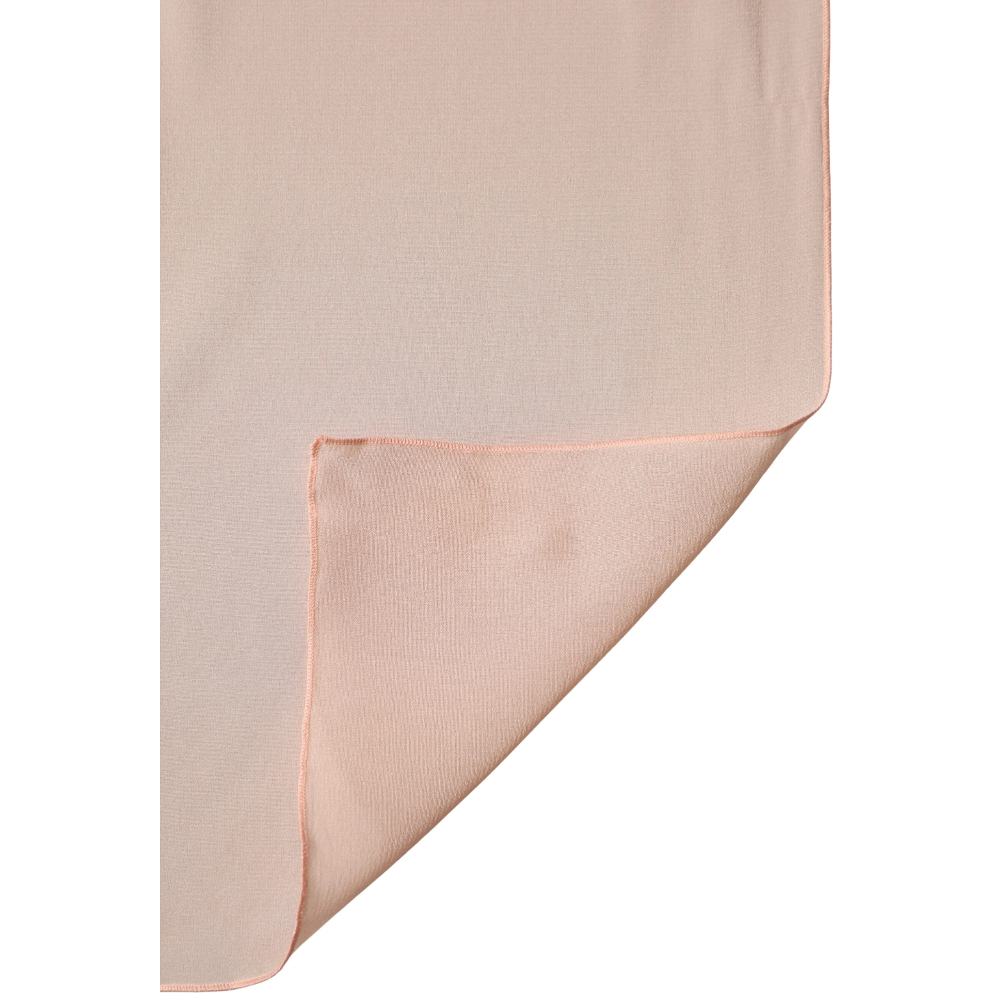 Peach Silk Neck Wrap Shawl Women Stole 200cm x 64cm  Scarf