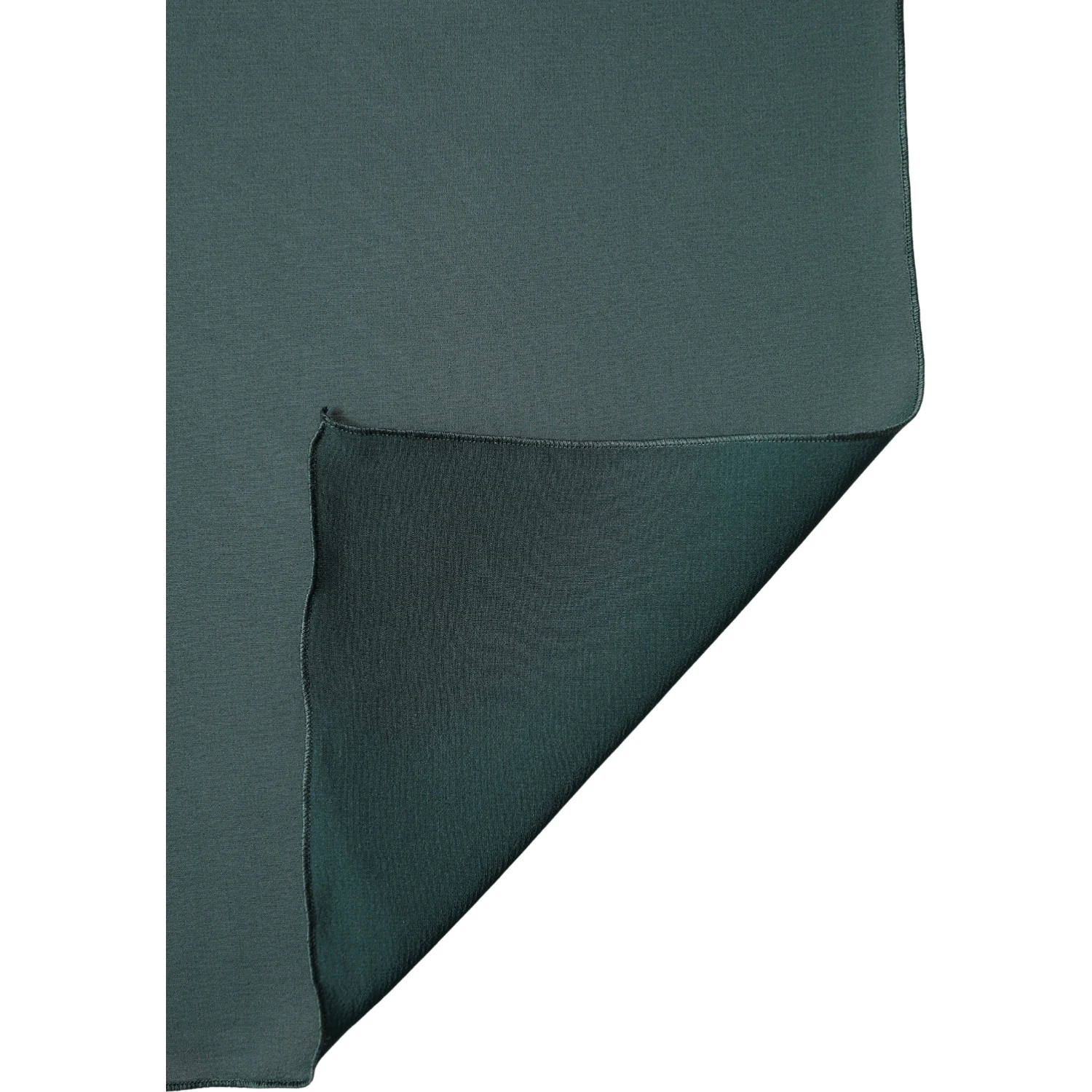 Dark Green Silk Neck Wrap Shawl Stole 200cm x 64c Scarf